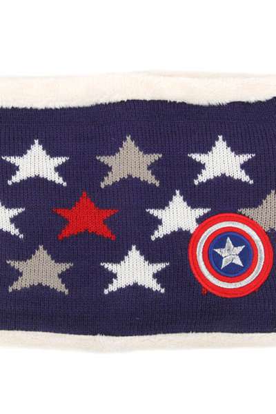 Captain America Character Power Shield Knit Neck Warmer Scarf 472659