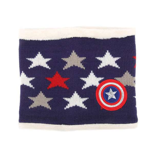 Captain America Character Power Shield Knit Neck Warmer Scarf 472659