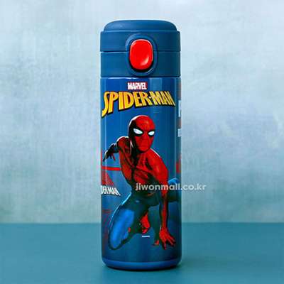 Spider-Man Character Capsule One-Touch Double-Wall Stainless Steel Tumbler Water Bottle 400ml 575710