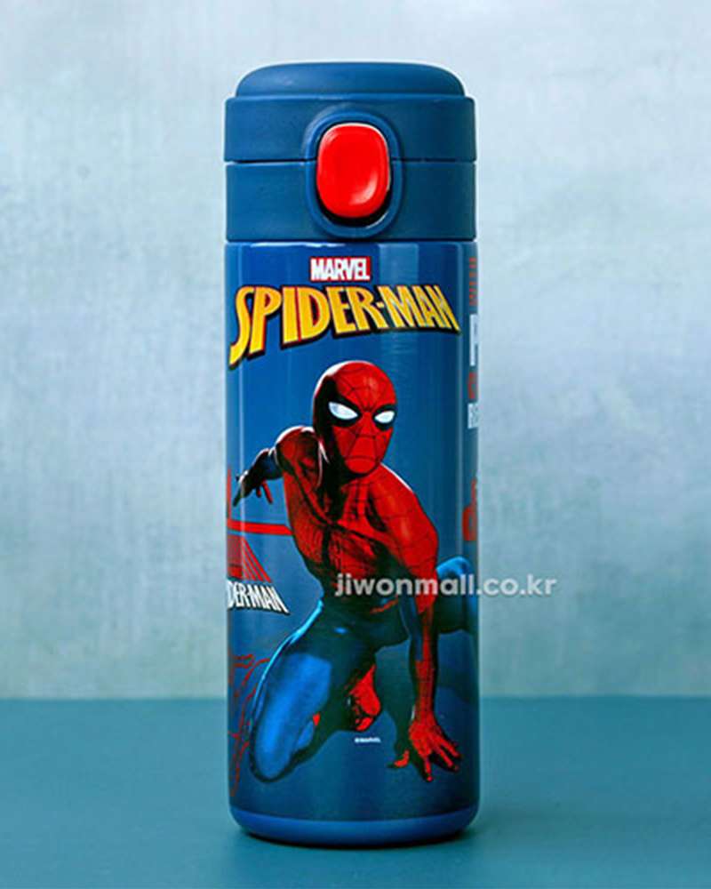 Spider-Man Character Capsule One-Touch Double-Wall Stainless Steel Tumbler Water Bottle 400ml 575710