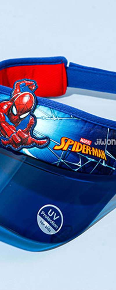 Marvel Spider-Man Hero Character Armor Jelly Pinch Cap Sun Cap Hat 752825