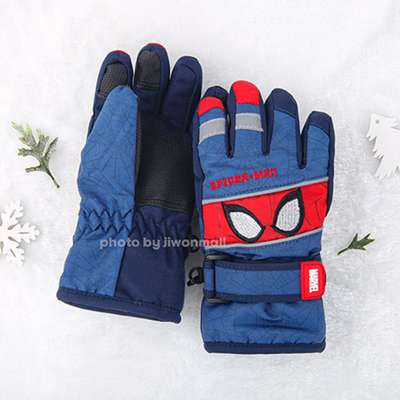 Marvel Spider-Man Character Web Thermal Gloves (Navy) 942765