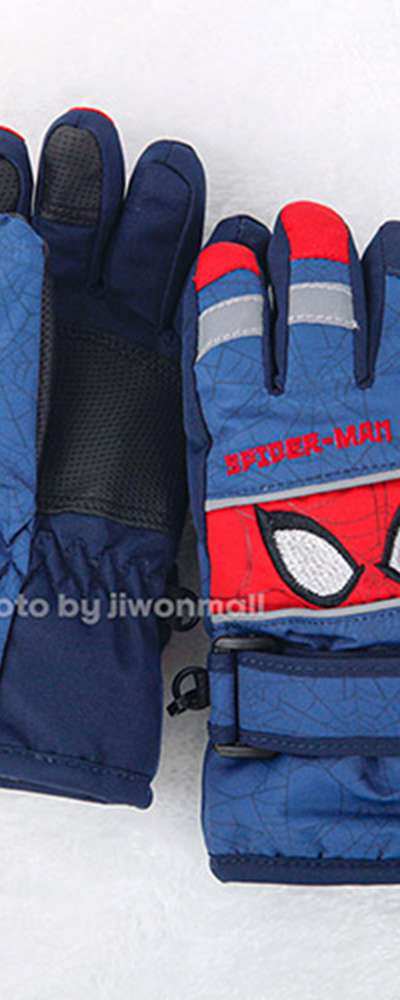 マーベル スパイダーマン キャラクター ウェブ オジ防寒手袋（ネイビー）942765