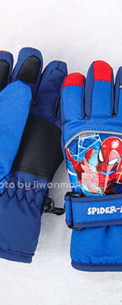 マーベル スパイダーマン キャラクター ドリームオジ 防寒手袋(ブルー) 942796