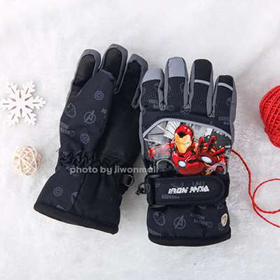 Marvel Iron Man Character Friends Oz Winter Gloves (Black) 942703