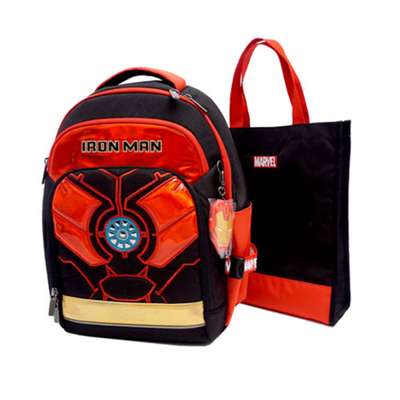Marvel Iron Man Character Effect Lightweight Schoolbag Set Backpack 767624