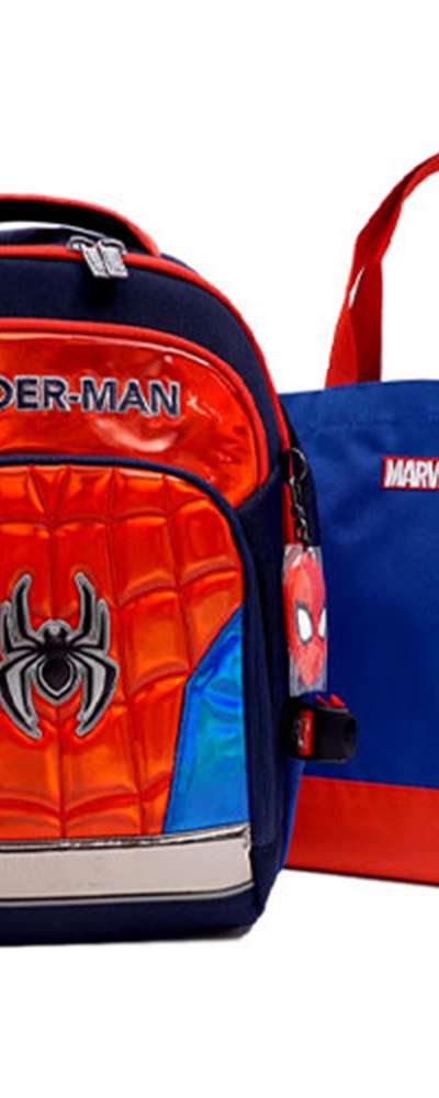 マーベル スパイダーマン キャラクター エフェクト 軽量 スクールバッグセット バックパック 767631
