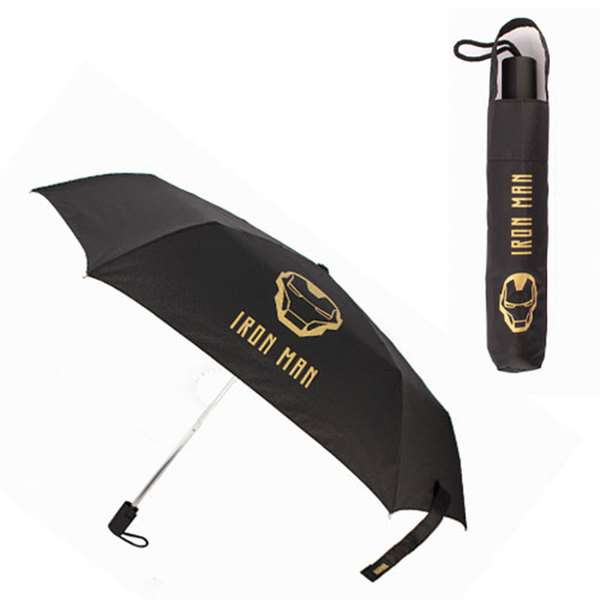 Iron Man Mono Character 3-Section Manual Umbrella 765941