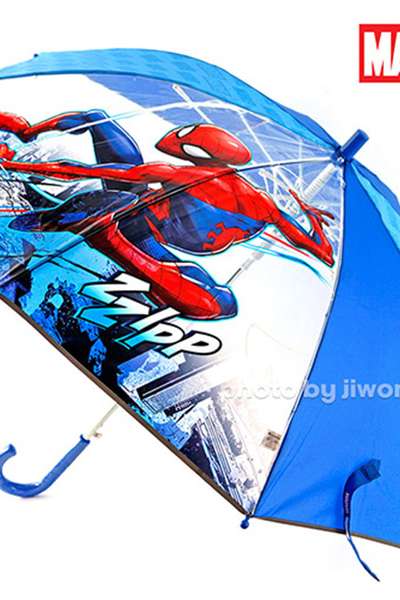 スパイダーマン キャラクター ラッシュアワー 53cm 傘(ブルー) 224058