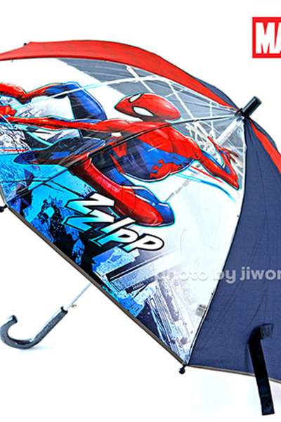 スパイダーマン キャラクター ラッシュアワー 53cm 傘(ネイビー) 224041