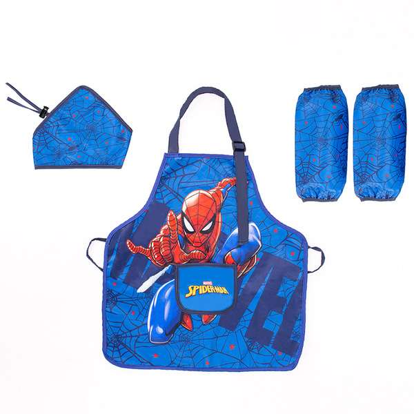Spider-Man Character Forever Apron Sleeves Hood 3-Piece Set 764753