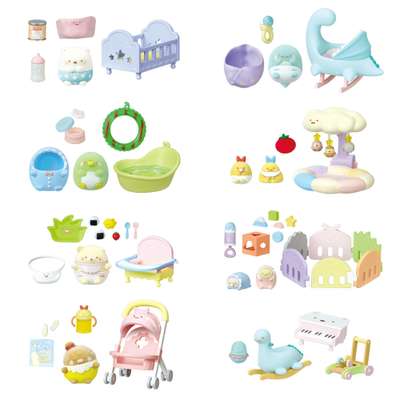 Sumikko Gurashi Baby Room Figure Food Toy Miniature Box Set (Re-Ment) (Japan) 173498