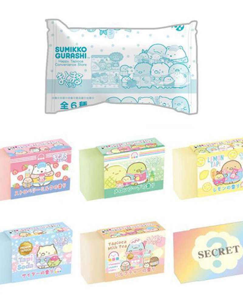 Sumikko Gurashi Character Matomaru-kun Eraser 2pc Set (Tapioca Company) (Random Shipment) (Japan) 869614