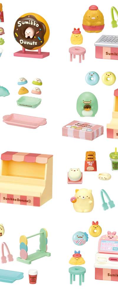 すみっこぐらし ドーナツ食玩ミニチュアボックスセット(リメント)