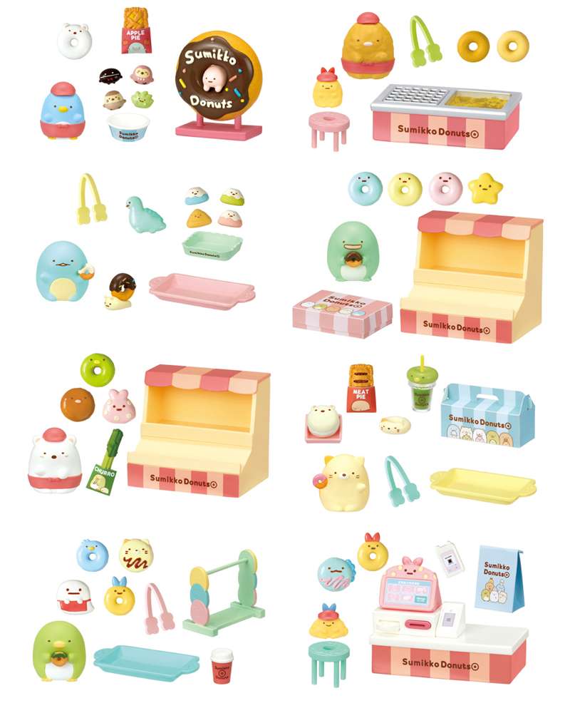 Sumikko Gurashi Donuts Shokugan Miniature Box Set (Re-Ment) (Japan) 173450