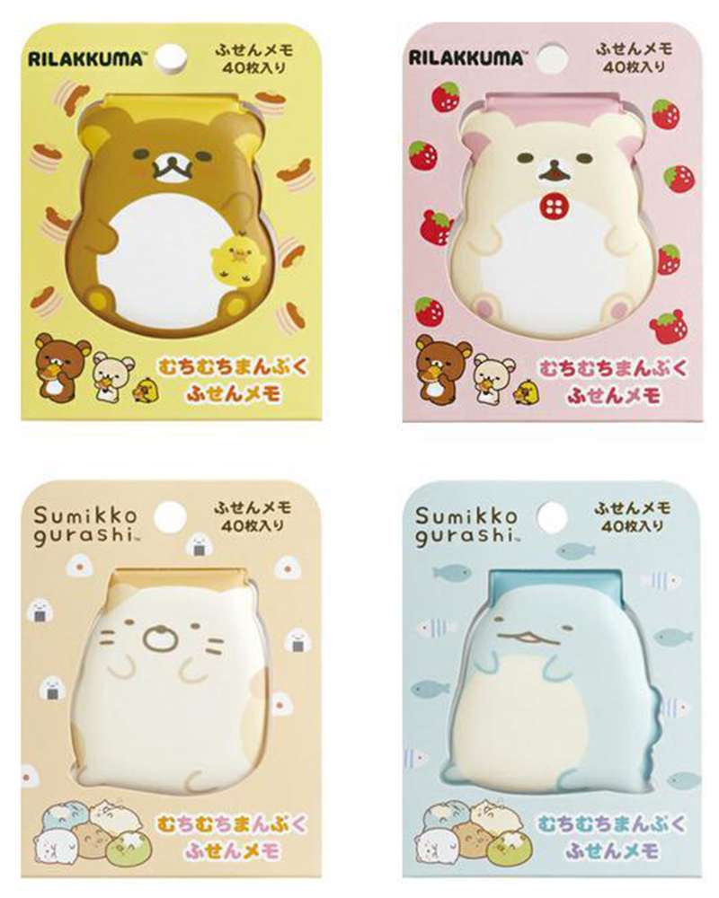 Rilakkuma Sumikko Gurashi Character Puffy Sticky Notes