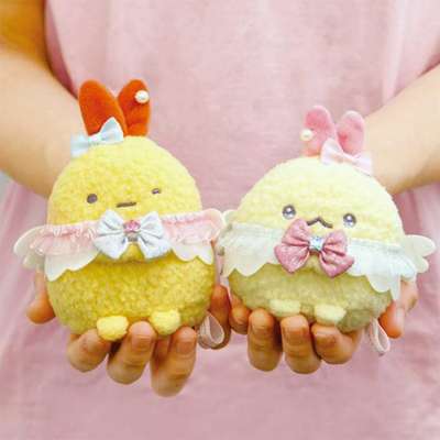 Sumikko Gurashi Plush Toy S Size (Angel Shrimp Idol)
