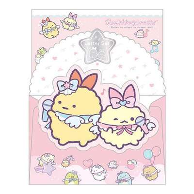 Sumikko Gurashi Character Die-Cut Stationery Set (Tenshi no Ebi-ten Idol)