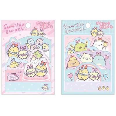 Sumikko Gurashi Character Die-Cut Adhesive Memo Pad (Angel Tenshi Idol)