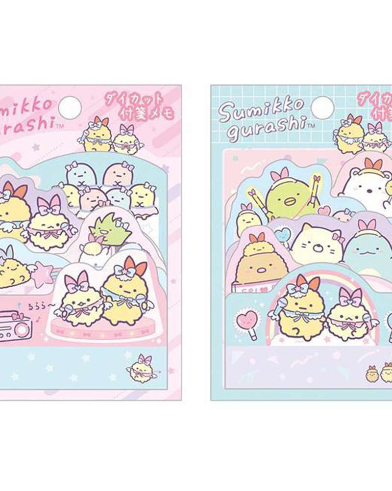 Sumikko Gurashi Character Die-Cut Adhesive Memo Pad (Angel Tenshi Idol)