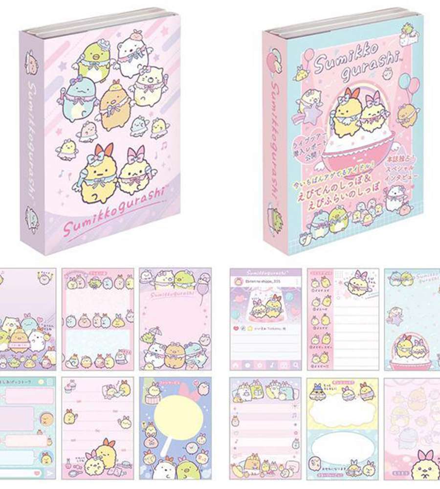 Sumikko Gurashi Character Pata Pata Memo Pad (Angel Ebi-ten Idol) (Random Shipment) (Japan) 857741