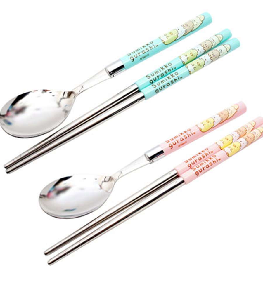 Sumikko Gurashi Character Spoon and Chopsticks Slim Utensil Set 469549
