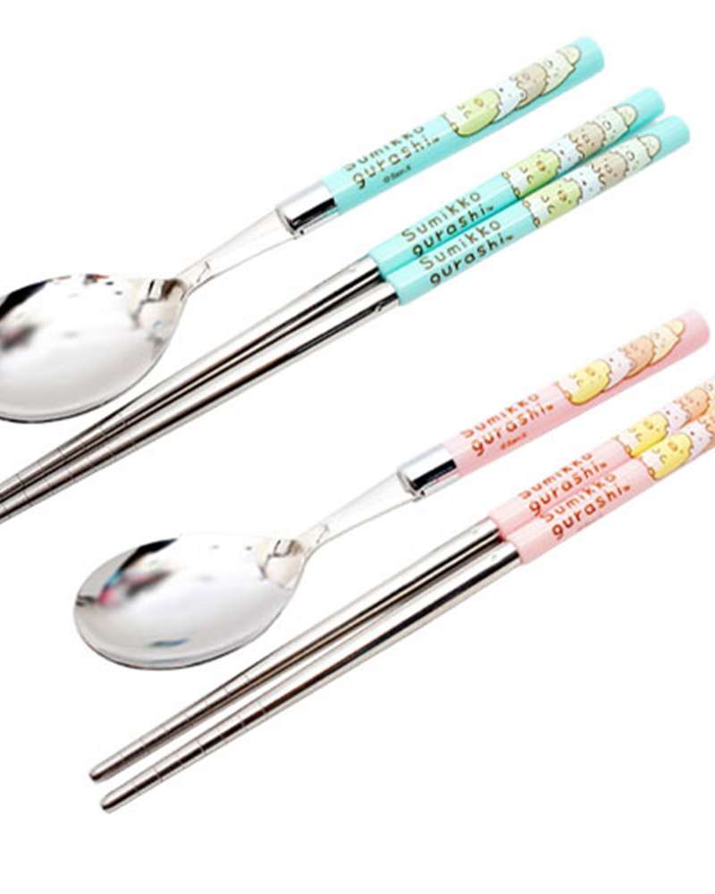 Sumikko Gurashi Character Spoon and Chopsticks Slim Utensil Set 469549