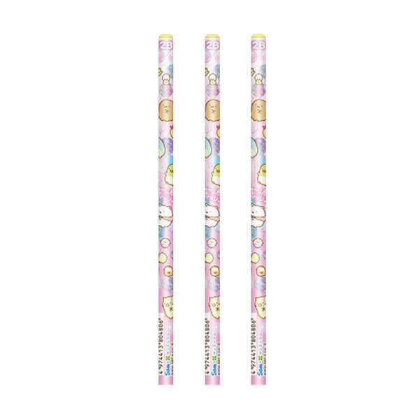 Sumikko Gurashi 2B Pencil 3-Piece Set (Pink Spring) (JP) 804806