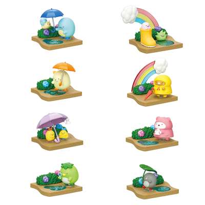 Sumikko Gurashi Rainy Day Walk Blind Box Miniature Set (Re-Ment) - Japan 173276