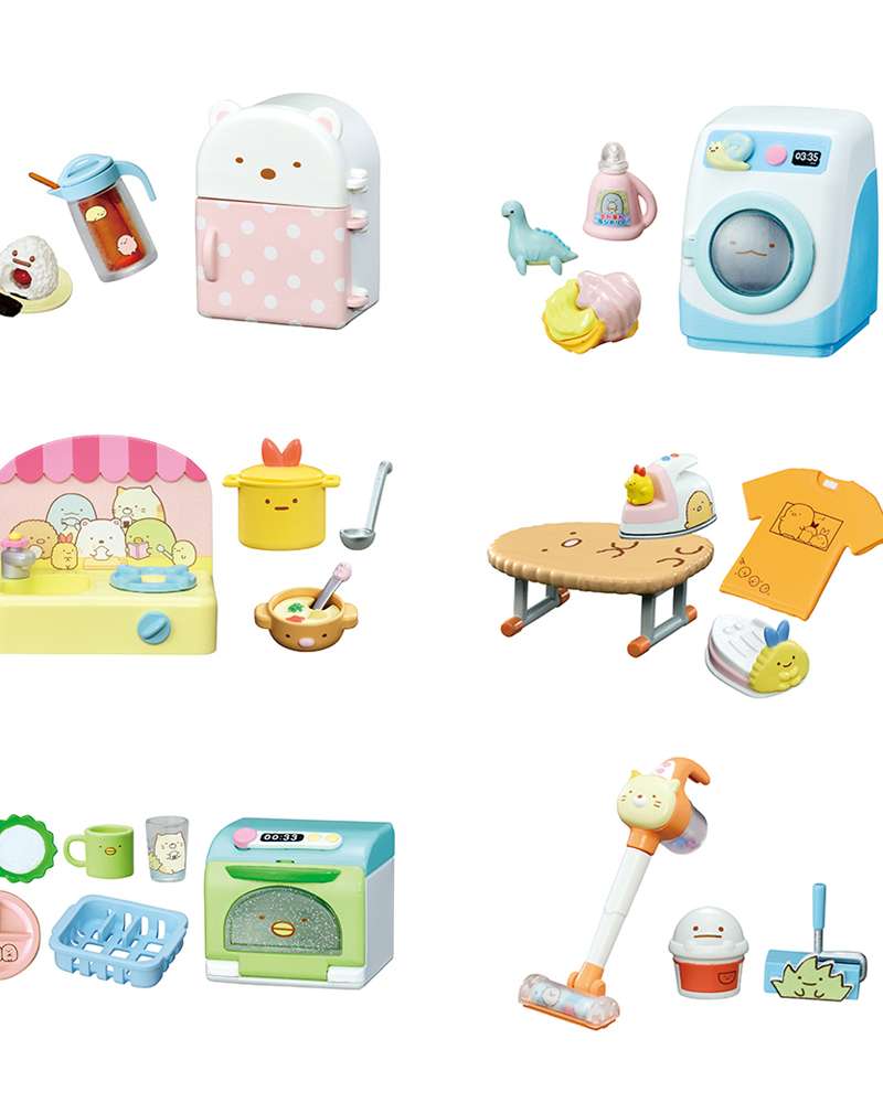 Sumikko Gurashi Sumiko Appliances Miniature Figure Box Set by RE-MENT (Japan) 173252