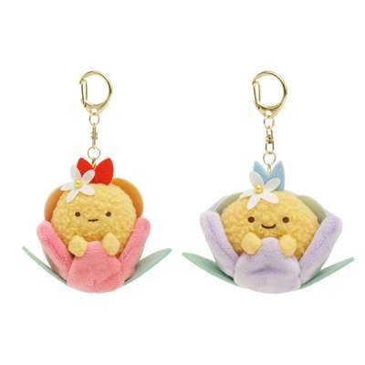 Sumikko Gurashi Mascot Plush Keychain (Weeds and Fairies Flower Garden Series) (Japan) 833349