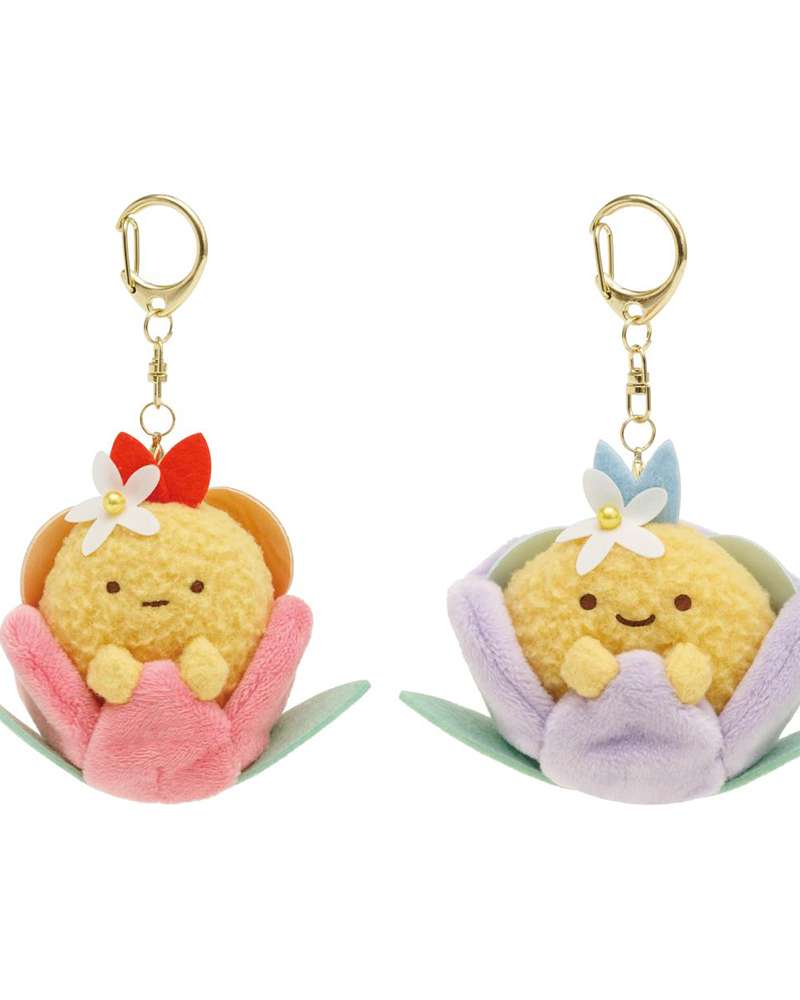 Sumikko Gurashi Mascot Plush Keychain (Weeds and Fairies Flower Garden Series) (Japan) 833349