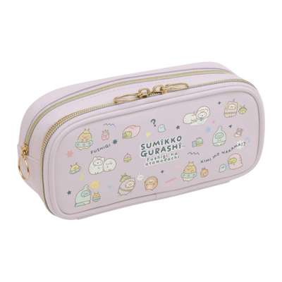 Sumikko Gurashi Character Dual Zipper Plush Pencil Case Pouch (Weird Friend)