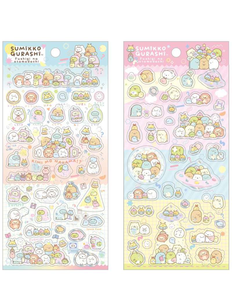 Sumikko Gurashi Character Sticker 2-Piece Set (Weird Friends)