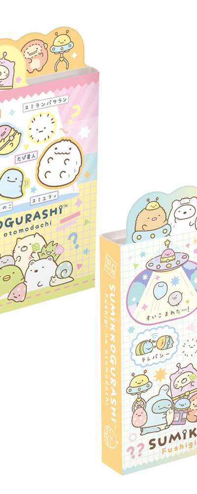 すみっコぐらし キャラクター 4段パタパタメモ帳(へんなこ) (ランダム発送)