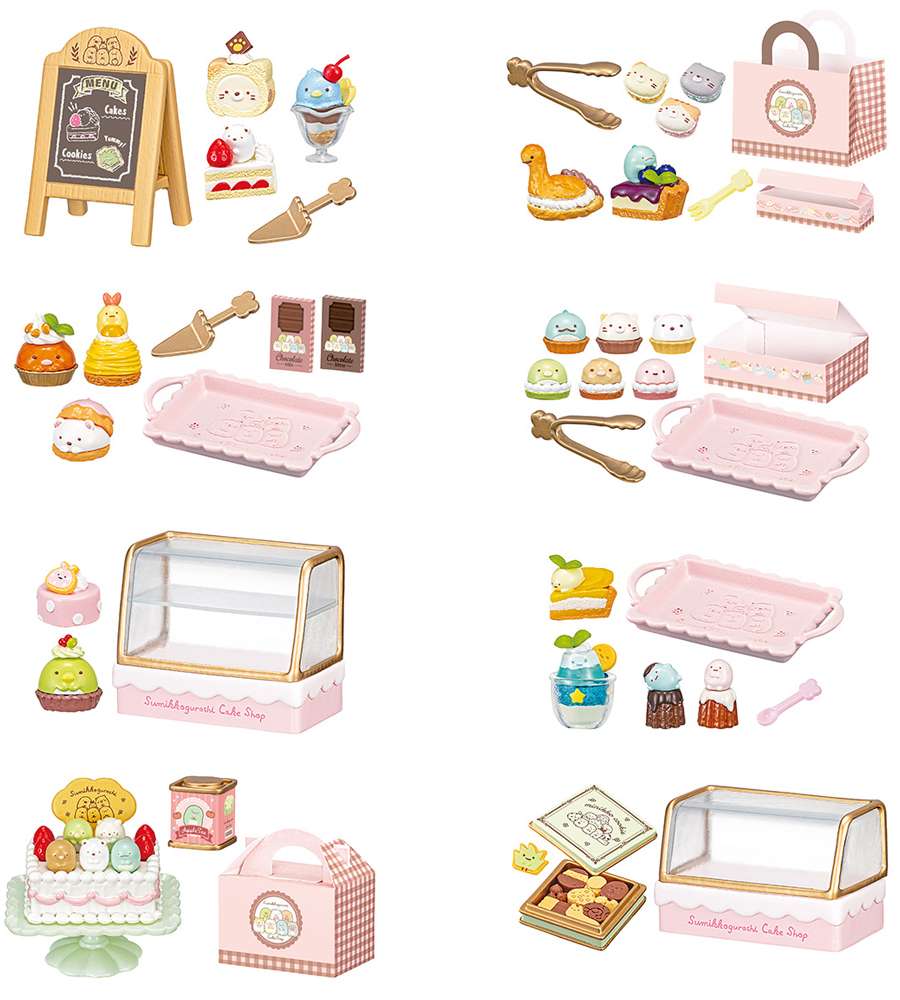 Sumikko Gurashi Cake Shop Food Miniature Box Set (Re-Ment) (Japan) 173238