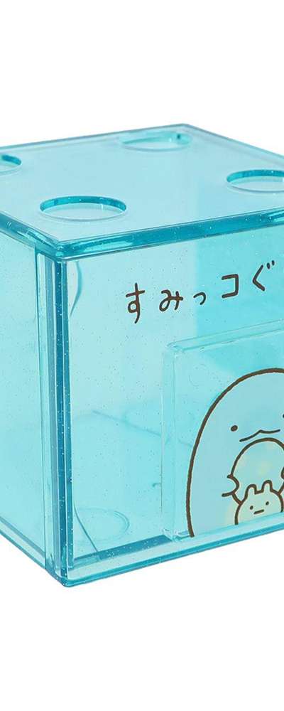 すみっコぐらし トカゲ キャラクター クリア ミニ スタック 整理ボックス 収納ボックス(日) 559649