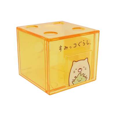 Sumikko Gurashi Neko Character Clear Mini Stack Organizer Storage Box (559632)