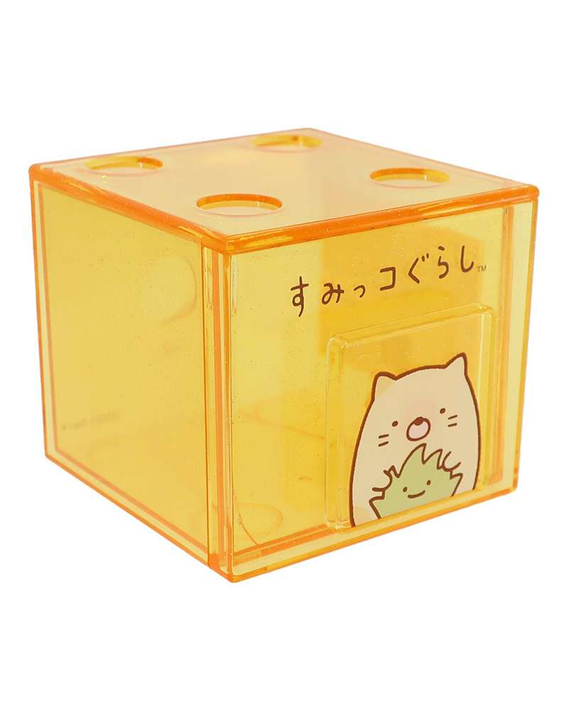 Sumikko Gurashi Neko Character Clear Mini Stack Organizer Storage Box (559632)