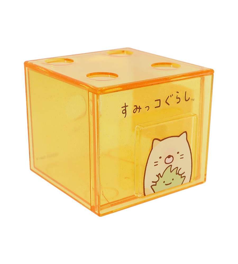 Sumikko Gurashi Neko Character Clear Mini Stack Organizer Storage Box (559632)