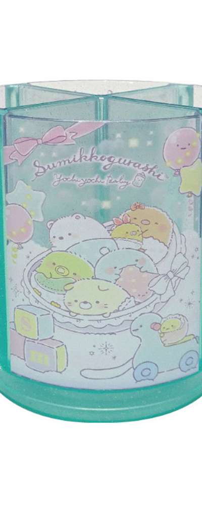すみっコぐらし キャラクター ミント回転鉛筆立て ペンスタンド(23リニューアル) (日) 559885