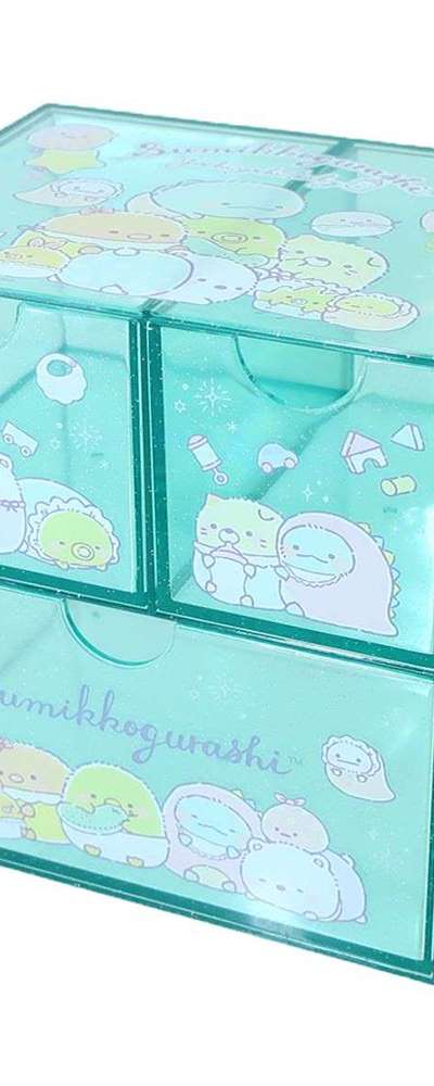 すみっコぐらし キャラクター ミント ミニデスク収納ボックス(2023) (J) 559922