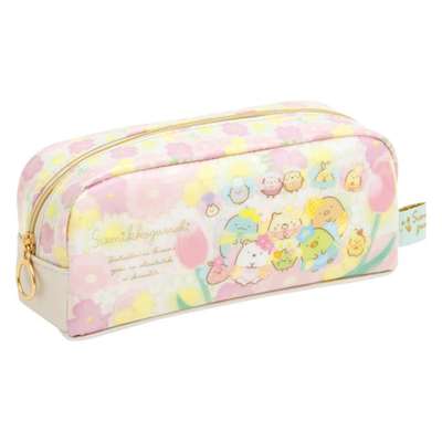 Sumikko Gurashi Character Plush Pencil Case Pouch (Weed Fairy's Flower Garden)