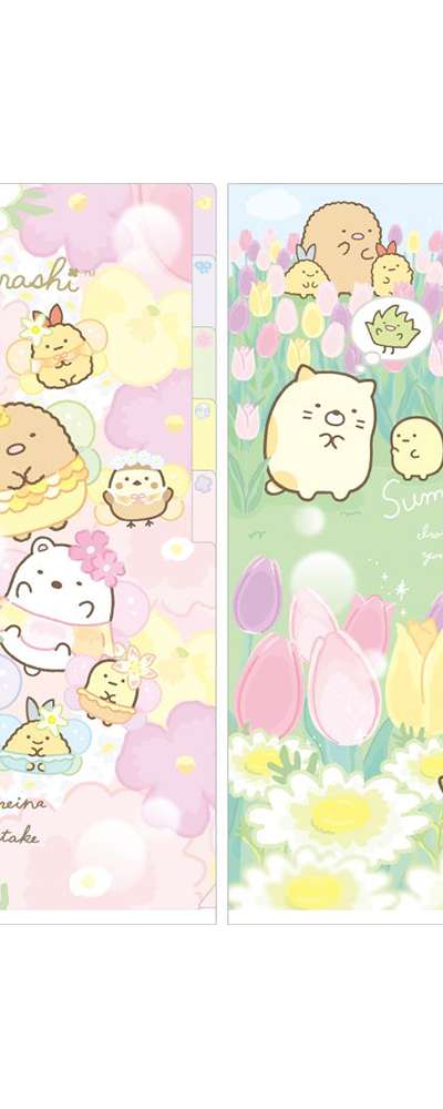 すみっコぐらし キャラクターインデックスファイル（雑草妖精のお花畑）（ランダム発送）