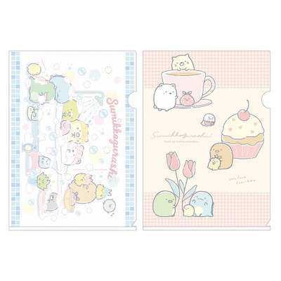 Sumikko Gurashi Clear Holder File 2-Piece Set (Bubble Mood) (Japan) 830508