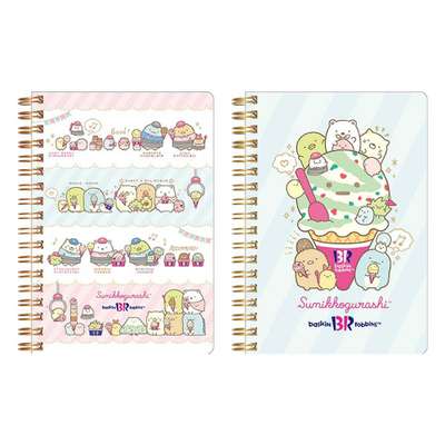 Sumikko Gurashi Character Spring Notebook (Baskin-Robbins 31 Collaboration) (Random Shipment)