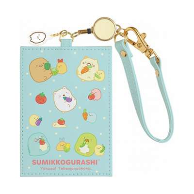 Sumikko Gurashi Reel Transit Card Case Bag Charm (Tabemono Kingdom)