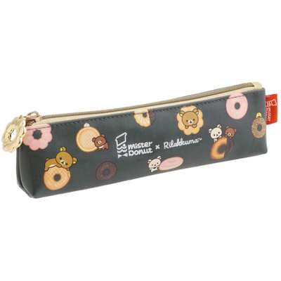 Rilakkuma x Mister Donut Character Pen Pouch Plush Pencil Case (Japan) 887649