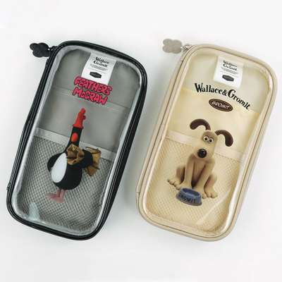 Wallace & Gromit Character Transparent Slim Case Pen Pouch (Random Shipment) 688191