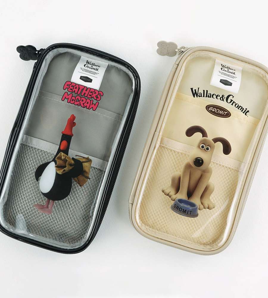 Wallace & Gromit Character Transparent Slim Case Pen Pouch (Random Shipment) 688191